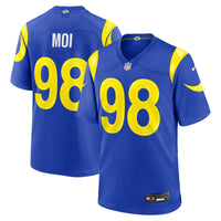 Jaxson Moi Los Angeles Rams Football Jersey, Royal Game Sportswear Jersey Shirt, Lightweight Breathable Athletic Jersey, Casual Gift for Men