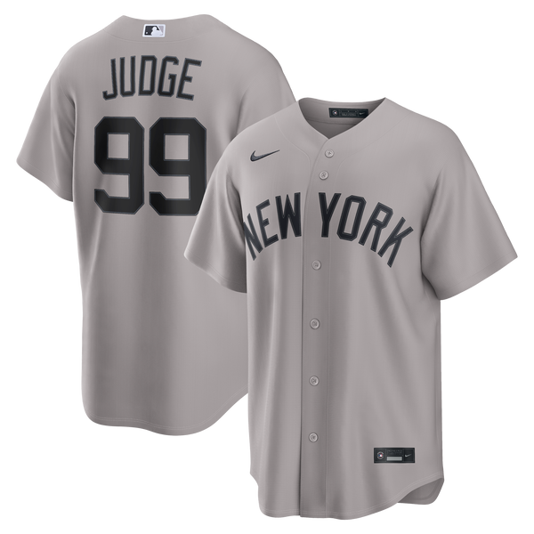 New York Yankees Aaron Judge Gray Road Replica Jersey