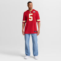Kansas City Chiefs Football Jersey, Red Sportswear Jersey Shirt, Lightweight Breathable Athletic Jersey, Casual Gift for Men, Style 201359827