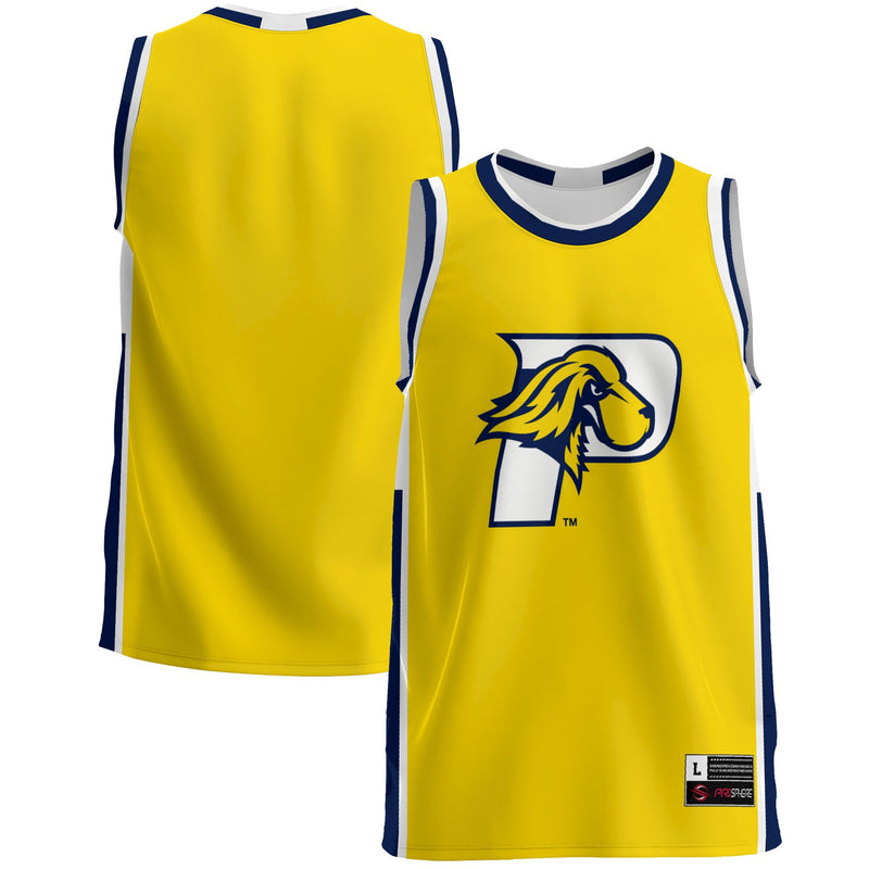 Pace University Setters Basketball Jersey, Blue Lightweight Sportswear Jersey Shirt, Sleeveless Athletic Tank Jersey, Casual Gift for Men