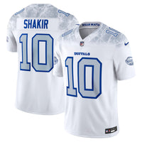 Khalil Shakir Buffalo Bills Football Jersey, White Limited Sportswear Jersey Shirt, Lightweight Breathable Athletic Jersey, Casual Gift for Men