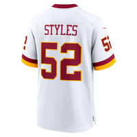 Sonny Styles Washington Commanders Football Jersey, White Sportswear Jersey Shirt, Lightweight Breathable Athletic Jersey, Casual Gift for Men