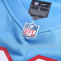 Warren Moon Tennessee Titans Football Jersey, Light Blue Sportswear Jersey Shirt, Lightweight Breathable Athletic Jersey, Casual Gift for Men