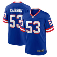Harry Carson New York Giants Football Jersey, Royal Game Sportswear Jersey Shirt, Lightweight Breathable Athletic Jersey, Casual Gift for Men