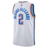 Oklahoma City Thunder Basketball Jersey, Swingman Sportswear Jersey Shirt, Sleeveless Athletic Tank Jersey, Casual Gift for Men, Style 203142615