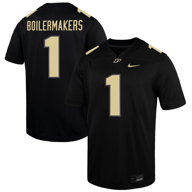 Purdue Boilermakers Football Jersey, Black Sportswear Jersey Shirt, Lightweight Breathable Athletic Jersey, Casual Gift for Men, Style 201905510