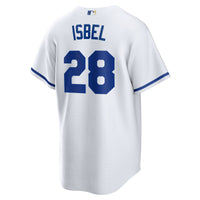 Kyle Isbel Kansas City Royals Baseball Jersey, White Sportswear Jersey Shirt, Lightweight Breathable Athletic Jersey, Casual Gift for Men