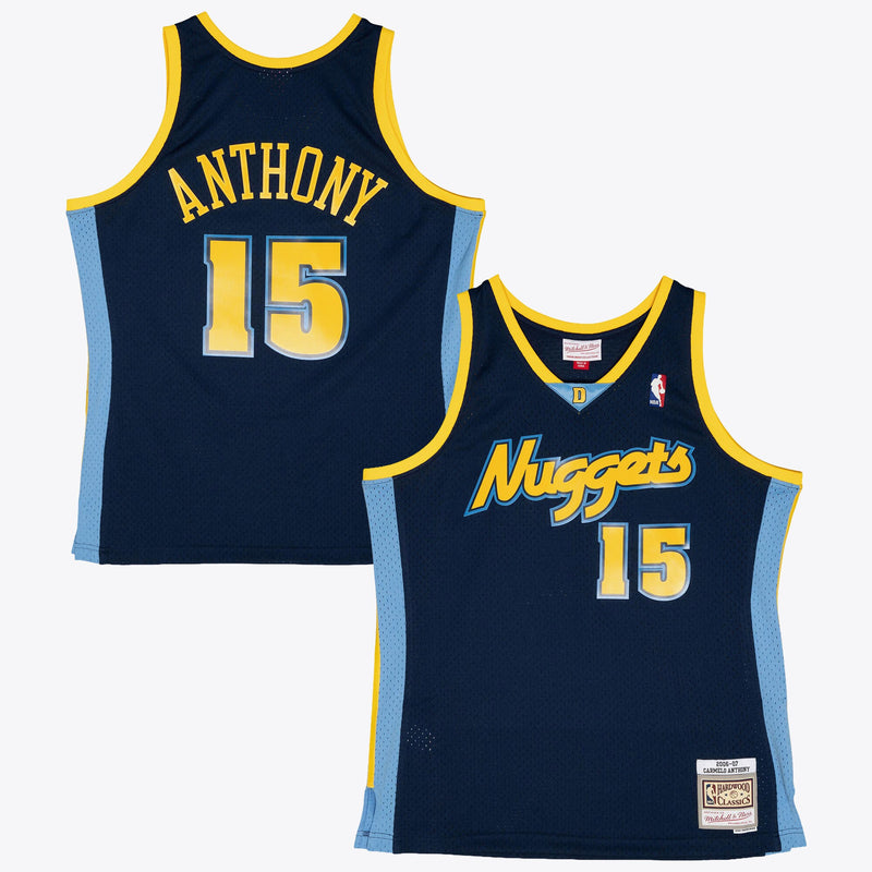 Denver Nuggets Basketball Jersey, Ash Blue Authentic Alternate Sportswear Jersey Shirt, Sleeveless Athletic Tank Jersey, Casual Gift for Men