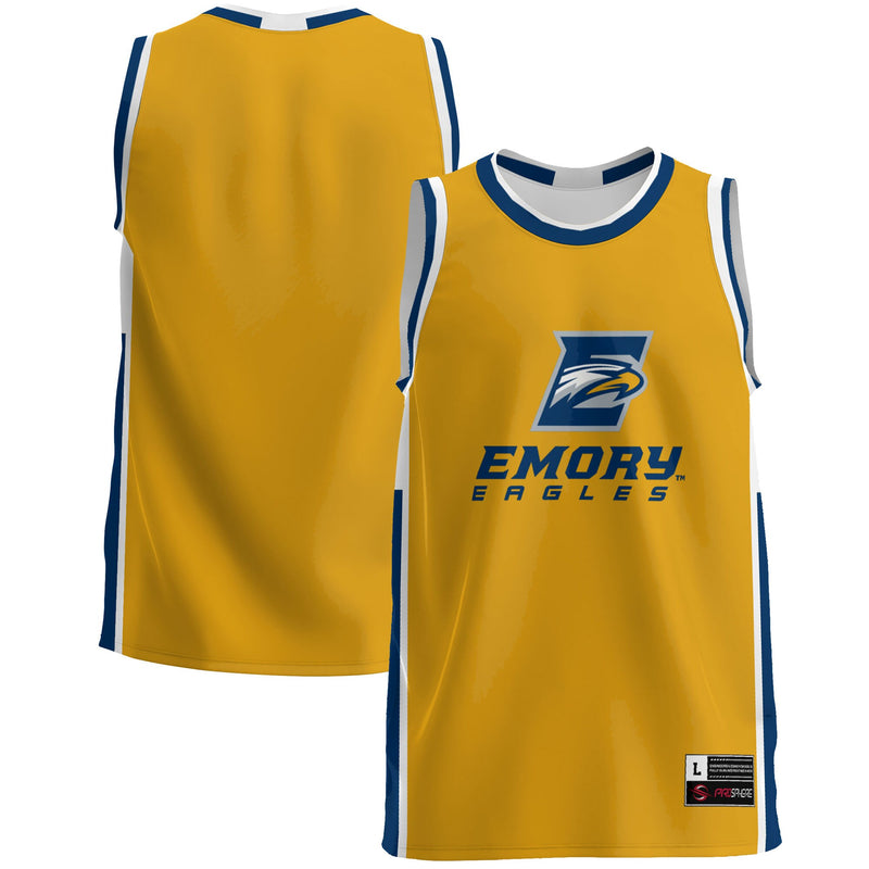 Emory Eagles Basketball Jersey, Blue Lightweight Sportswear Jersey Shirt, Sleeveless Athletic Tank Jersey, Casual Gift for Men, Style 4726017