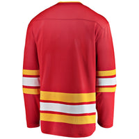 Calgary Flames Hockey Jersey, Red Breakaway Home Sportswear Jersey Shirt, Long Sleeve Hockey Sweater Jersey, Casual Gift for Men, Style 3273305