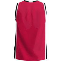 Utah Utes Basketball Jersey, Red Lightweight Sportswear Jersey Shirt, Sleeveless Athletic Tank Jersey, Casual Gift for Men