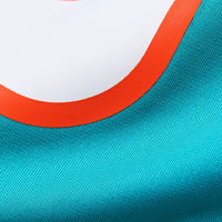 Aaron Brewer Miami Dolphins Football Jersey, Aqua Game Sportswear Jersey Shirt, Lightweight Breathable Athletic Jersey, Casual Gift for Men