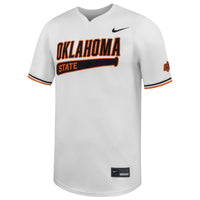 Oklahoma State Cowboys Baseball Jersey, White Limited Sportswear Jersey Shirt, Lightweight Breathable Athletic Jersey, Casual Gift for Men