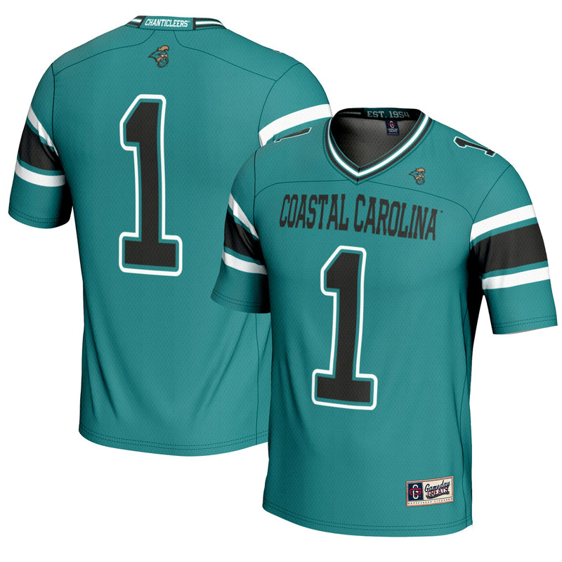 Coastal Carolina Chanticleers Football Jersey, Sportswear Jersey Shirt, Lightweight Athletic Jersey, Casual Gift for Men, Style 200110156