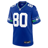 Steve Largent Seattle Seahawks Football Jersey, Royal Game Sportswear Jersey Shirt, Lightweight Breathable Athletic Jersey, Casual Gift for Men