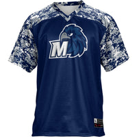 Monmouth Hawks Football Jersey, Navy Sportswear Jersey Shirt, Lightweight Breathable Athletic Jersey, Casual Gift for Men