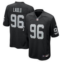 Jonah Laulu Las Vegas Raiders Football Jersey, Black Game Sportswear Jersey Shirt, Lightweight Breathable Athletic Jersey, Casual Gift for Men