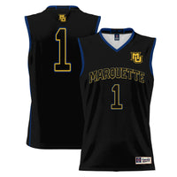 Marquette Golden Eagles Basketball Jersey, Black Lightweight Sportswear Jersey Shirt, Sleeveless Athletic Tank Jersey, Casual Gift for Men