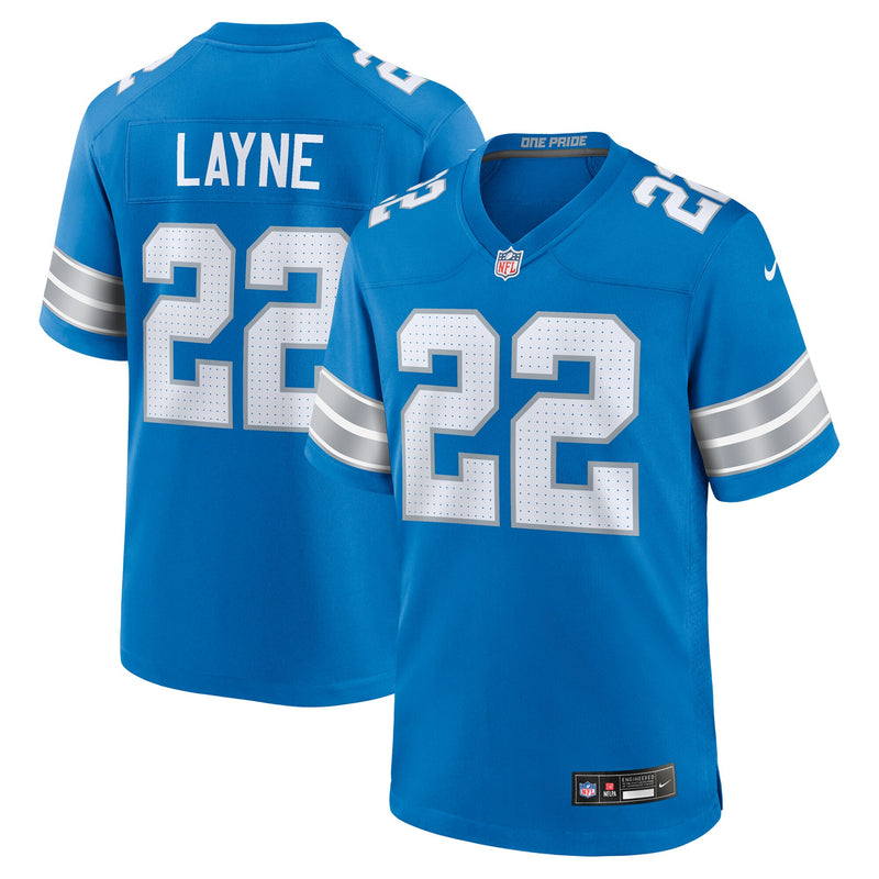 Bobby Layne Detroit Lions Football Jersey, Blue Game Sportswear Jersey Shirt, Lightweight Breathable Athletic Jersey, Casual Gift for Men