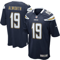 Lance Alworth San Diego Chargers Football Jersey, Navy Game Sportswear Jersey Shirt, Lightweight Breathable Athletic Jersey, Casual Gift for Men