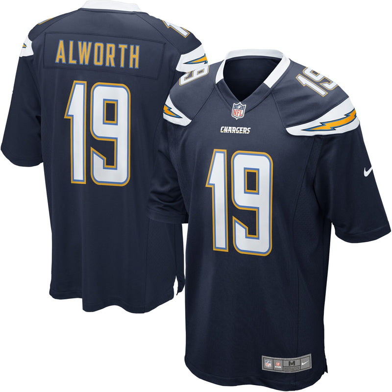 Lance Alworth San Diego Chargers Football Jersey, Navy Game Sportswear Jersey Shirt, Lightweight Breathable Athletic Jersey, Casual Gift for Men