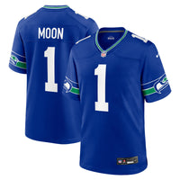 Warren Moon Seattle Seahawks Football Jersey, Royal Game Sportswear Jersey Shirt, Lightweight Breathable Athletic Jersey, Casual Gift for Men