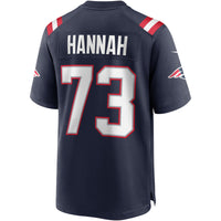 John Hannah New England Patriots Football Jersey, Navy Game Sportswear Jersey Shirt, Lightweight Breathable Athletic Jersey, Casual Gift for Men