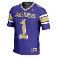 James Madison Dukes Football Jersey, Purple Sportswear Jersey Shirt, Lightweight Breathable Athletic Jersey, Casual Gift for Men, Style 5182332