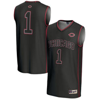 UChicago Maroons Basketball Jersey, Black Lightweight Sportswear Jersey Shirt, Sleeveless Athletic Tank Jersey, Casual Gift for Men