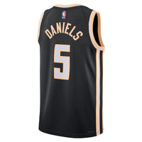 Dyson Daniels Atlanta Hawks Basketball Jersey, Black Swingman Sportswear Jersey Shirt, Sleeveless Athletic Tank Jersey, Casual Gift for Men