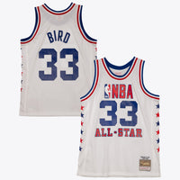 NBA Larry Bird 1985 All-Star Swingman Authentic Basketball Jersey, Sportswear Jersey Shirt, Sleeveless Athletic Tank Jersey, Casual Gift for Men