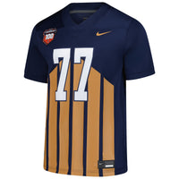 Illinois Fighting Illini Football Jersey, Navy Replica Sportswear Jersey Shirt, Lightweight Breathable Athletic Jersey, Casual Gift for Men