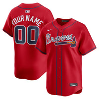 Atlanta Braves Baseball Jersey, Red Sportswear Jersey Shirt, Lightweight Breathable Athletic Jersey, Casual Gift for Men, Style 202753833