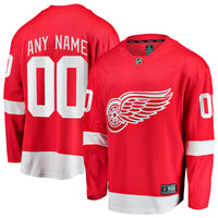 Detroit Red Wings Hockey Jersey, Breakaway Home Sportswear Jersey Shirt, Long Sleeve Hockey Sweater Jersey, Casual Gift for Men, Style 2791497