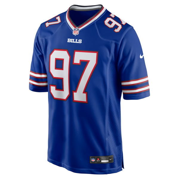 Buffalo Bills Zion Logue Royal Team Game Jersey