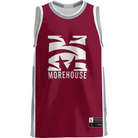 Morehouse Maroon Tigers Basketball Jersey, Lightweight Sportswear Jersey Shirt, Sleeveless Athletic Tank Jersey, Casual Gift for Men
