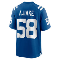 Austin Ajiake Indianapolis Colts Football Jersey, Royal Sportswear Jersey Shirt, Lightweight Breathable Athletic Jersey, Casual Gift for Men