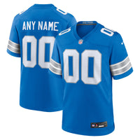 Detroit Lions Football Jersey, Blue Game Sportswear Jersey Shirt, Lightweight Breathable Athletic Jersey, Casual Gift for Men