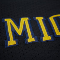 Michigan Wolverines On The Football Jersey, Black Fashion Sportswear Jersey Shirt, Lightweight Breathable Athletic Jersey, Casual Gift for Men