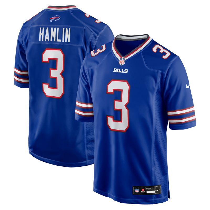 Damar Hamlin Buffalo Bills Football Jersey, Royal Game Sportswear Jersey Shirt, Lightweight Breathable Athletic Jersey, Casual Gift for Men
