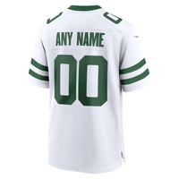 New York Jets Football Jersey, White Game Sportswear Jersey Shirt, Lightweight Breathable Athletic Jersey, Casual Gift for Men