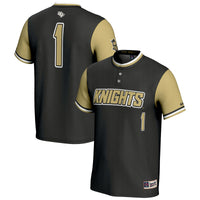 UCF Knights Softball Jersey, Black Sportswear Jersey Shirt, Lightweight Breathable Athletic Jersey, Casual Gift for Men, Style 200119494