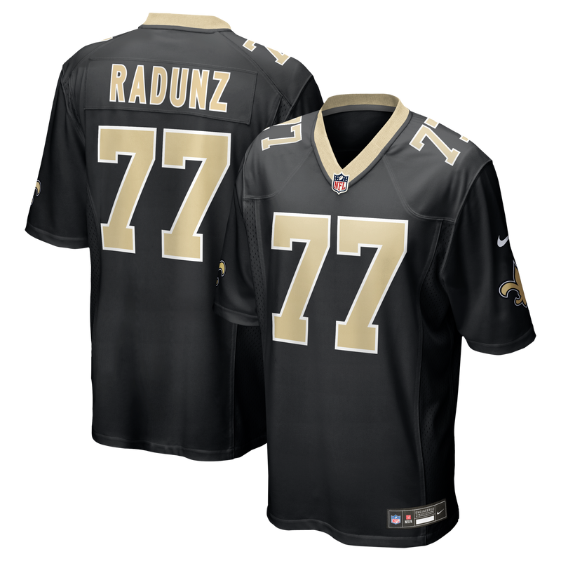 Dillon Radunz New Orleans Saints Football Jersey, Black Sportswear Jersey Shirt, Lightweight Breathable Athletic Jersey, Casual Gift for Men