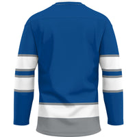 Memphis Tigers Hockey Jersey, Royal Sportswear Jersey Shirt, Long Sleeve Hockey Sweater Jersey, Casual Gift for Men
