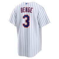 Carson Benge New York Mets Baseball Jersey, White Replica Sportswear Jersey Shirt, Lightweight Breathable Athletic Jersey, Casual Gift for Men