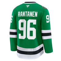 Mikko Rantanen Dallas Stars Hockey Jersey, Green Premium Home Sportswear Jersey Shirt, Long Sleeve Hockey Sweater Jersey, Casual Gift for Men