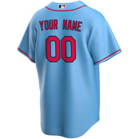 St. Louis Cardinals Baseball Jersey, Light Blue Replica Sportswear Jersey Shirt, Lightweight Breathable Athletic Jersey, Casual Gift for Men