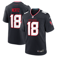 Graham Mertz Houston Texans Football Jersey, Navy Game Sportswear Jersey Shirt, Lightweight Breathable Athletic Jersey, Casual Gift for Men