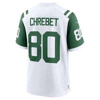 Wayne Chrebet New York Jets Football Jersey, White Game Sportswear Jersey Shirt, Lightweight Breathable Athletic Jersey, Casual Gift for Men