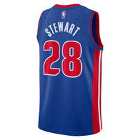 Isaiah Stewart Detroit Pistons Basketball Jersey, Blue Swingman Sportswear Jersey Shirt, Sleeveless Athletic Tank Jersey, Casual Gift for Men